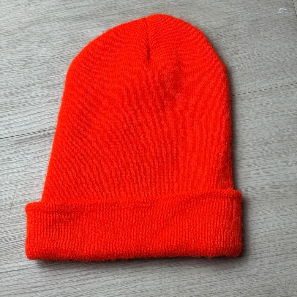 Carhartt Beanie Hat Orange Acrylic One‎ Size Fits All Winter Warm